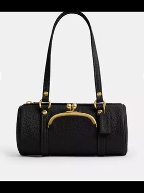 Coach Kisslock Barrel Bag 28